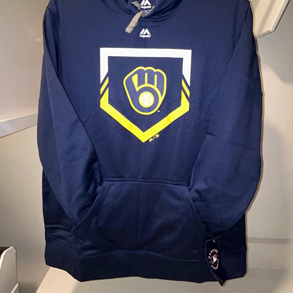 ⚾️🏟️ Milwaukee Brewers Marquee Stadium MLB Baseball Hoodie 🏟️⚾️ - Picture 4 of 11